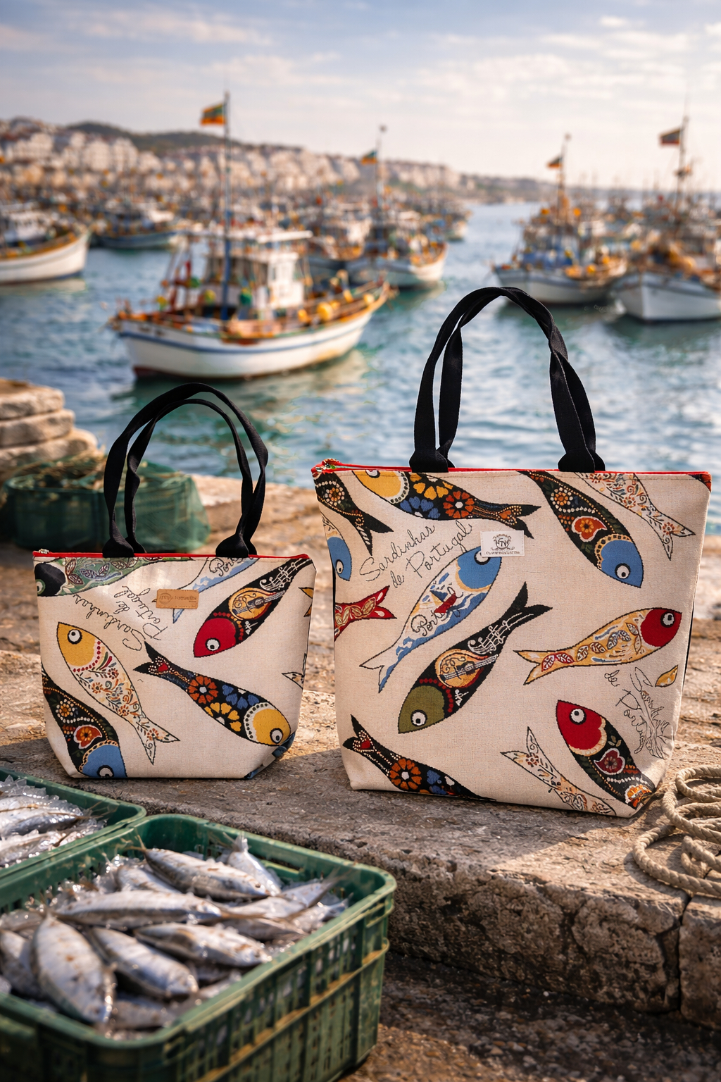 Tote bag sardinhas de Portugal