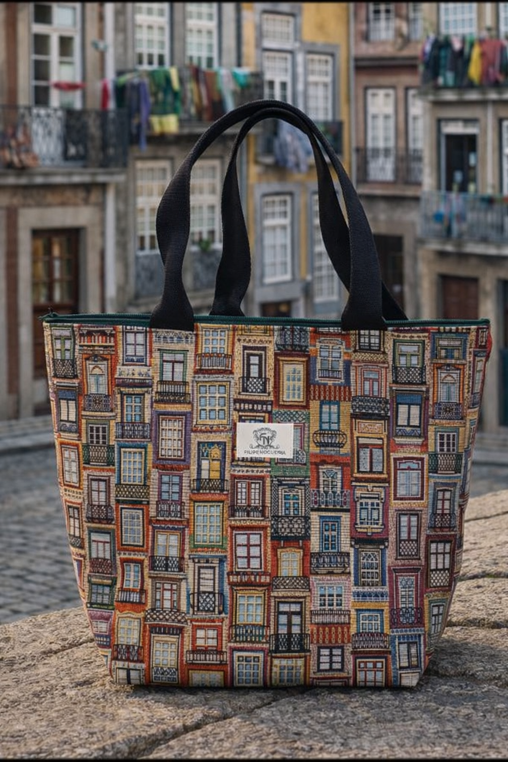 Tote bag windows in Portugal