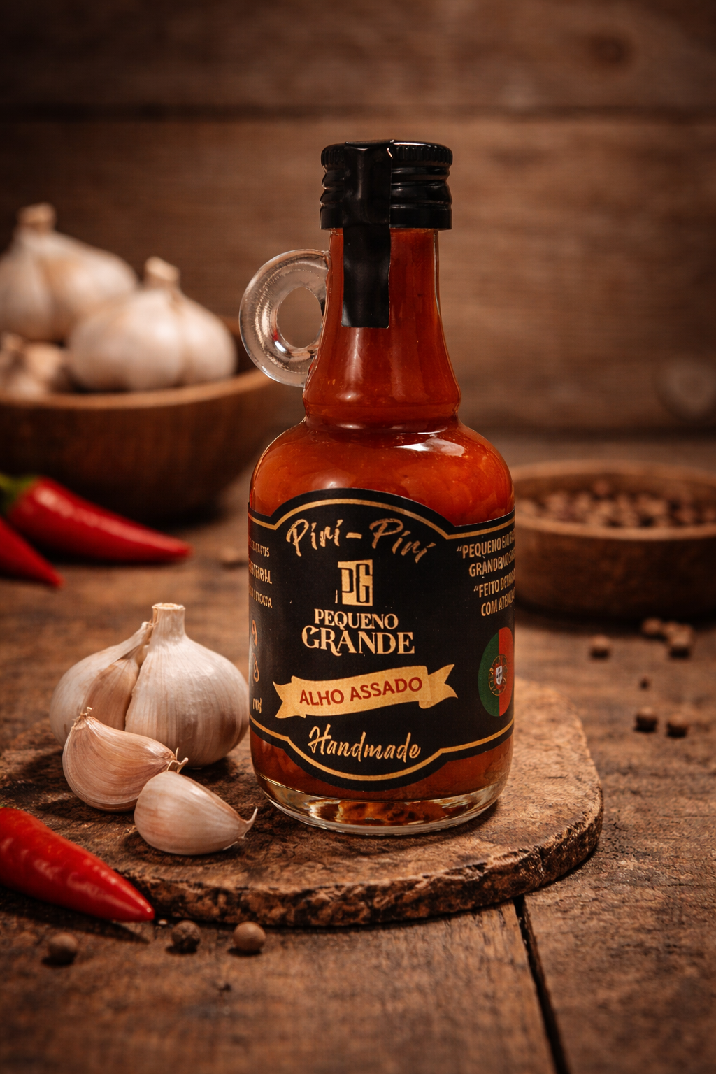 Picantes artesanais em frasquinhos de 40ml