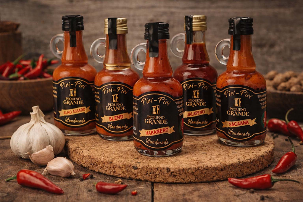 Picantes artesanais em frasquinhos de 40ml