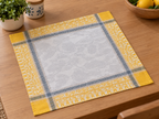 Kitchen Towel Set - 1 Terry Cotton Hand Towel + 1 Jacquard Tea Towel