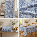Toalha de Mesa de Azulejos Portugueses – 100% Algodão, Fabricado em Portugal