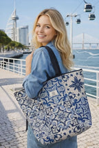 Tote Bag tema azulejos portugueses.